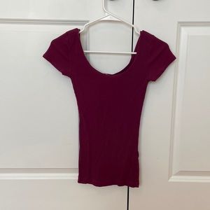 slightly of the shoulder top